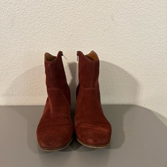 Women's Suede Ankle Boots - Picture 5 of 5